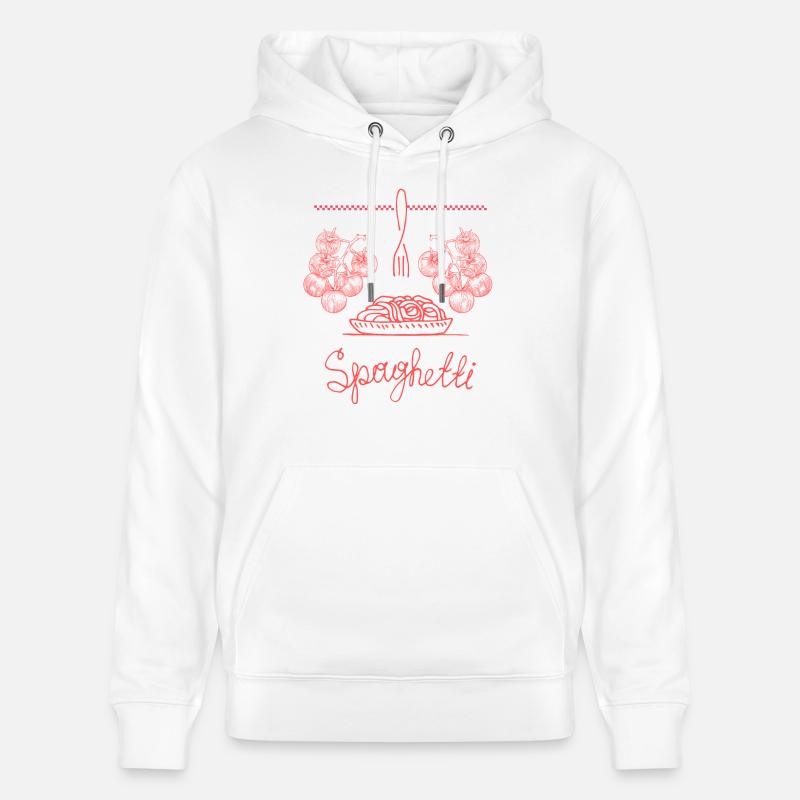 Spaghettis - Sweat à capuche bio CRUISER Stanley/Stella Unisexe - blanc