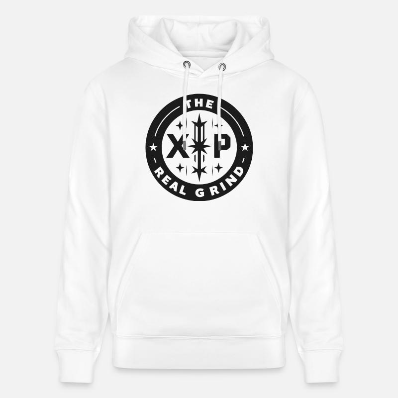 XP Der echte Grind - Stanley/Stella Unisex Bio-Hoodie CRUISER  - Weiß