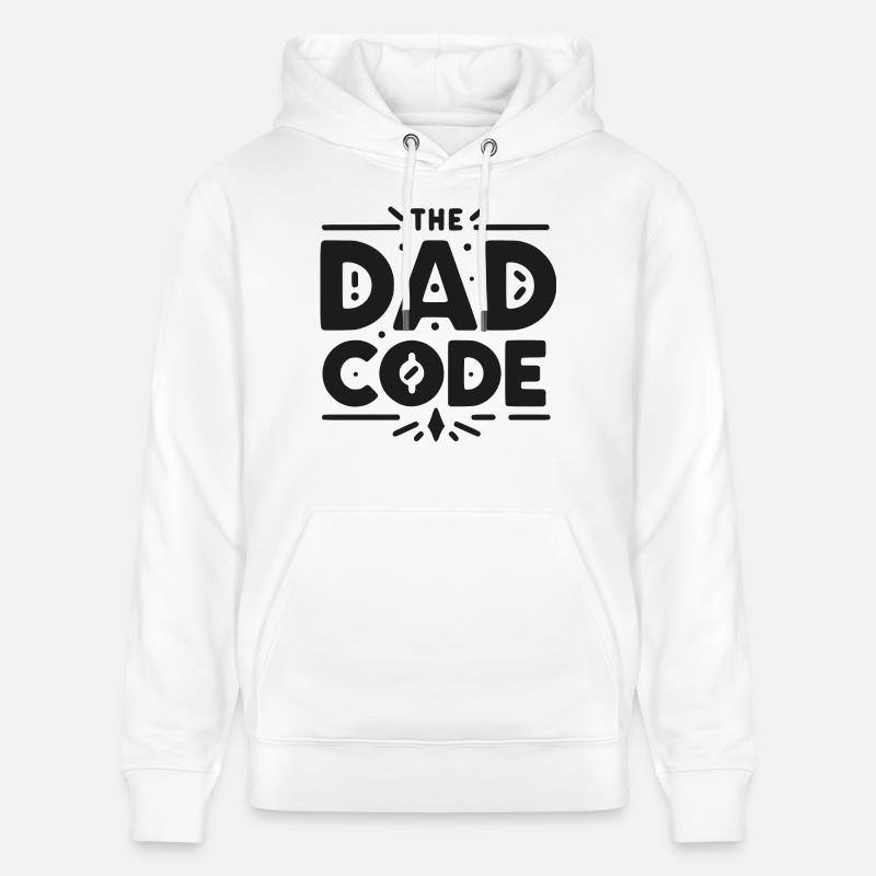 Der Papa-Code - Stanley/Stella Unisex Bio-Hoodie CRUISER  - Weiß
