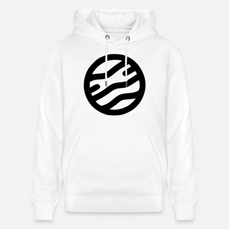 Planète - Sweat à capuche bio CRUISER Stanley/Stella Unisexe - blanc