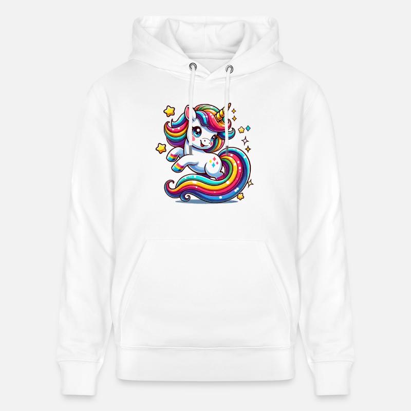 Licorne - Sweat à capuche bio CRUISER Stanley/Stella Unisexe - blanc