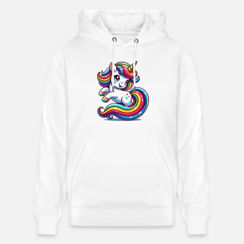Licorne - Sweat à capuche bio CRUISER Stanley/Stella Unisexe - blanc