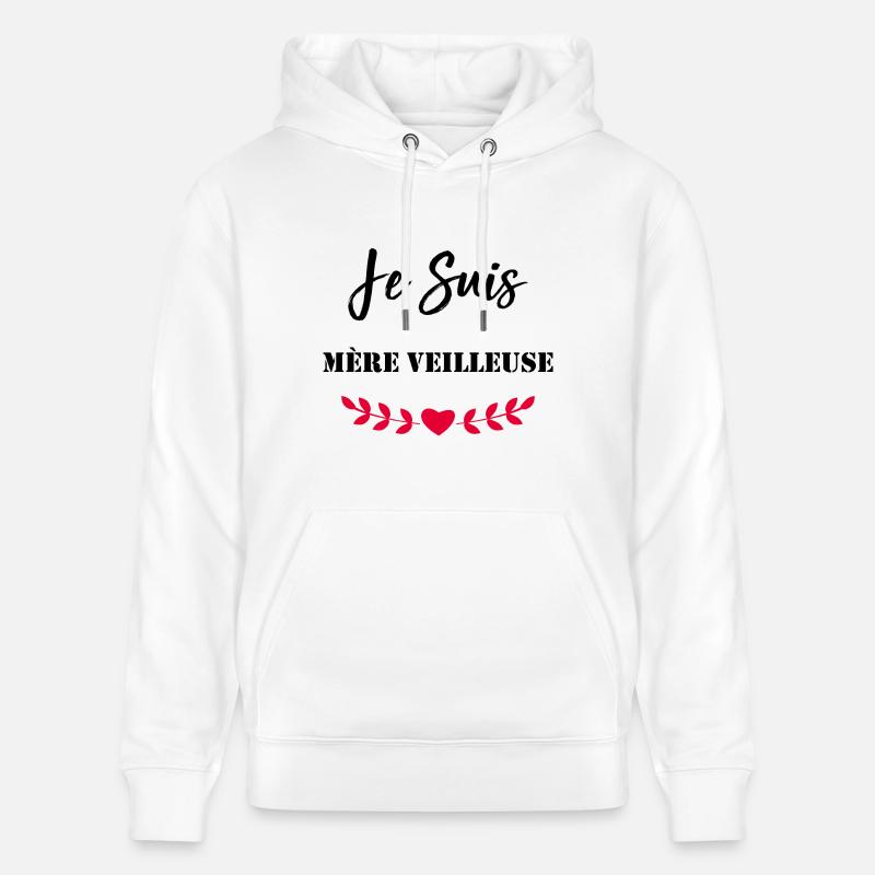 Ich bin Mutter - Stanley/Stella Unisex Bio-Hoodie CRUISER  - Weiß