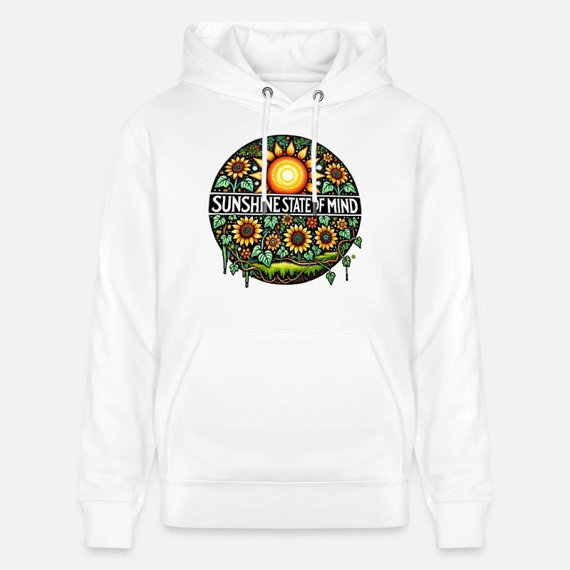 État d’ensoleillement de l’ - Sweat à capuche bio CRUISER Stanley/Stella Unisexe - blanc