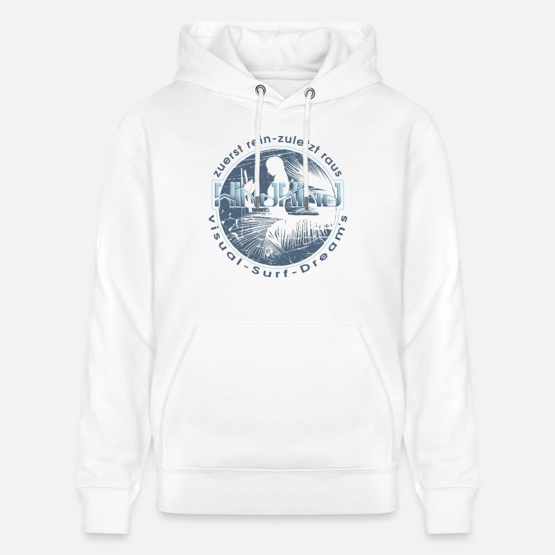 Visual Surf dream - Stanley/Stella Unisex Bio-Hoodie CRUISER  - Weiß
