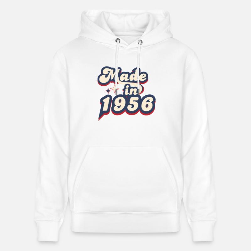 Made in 1956 retro - Sweat à capuche bio CRUISER Stanley/Stella Unisexe - blanc