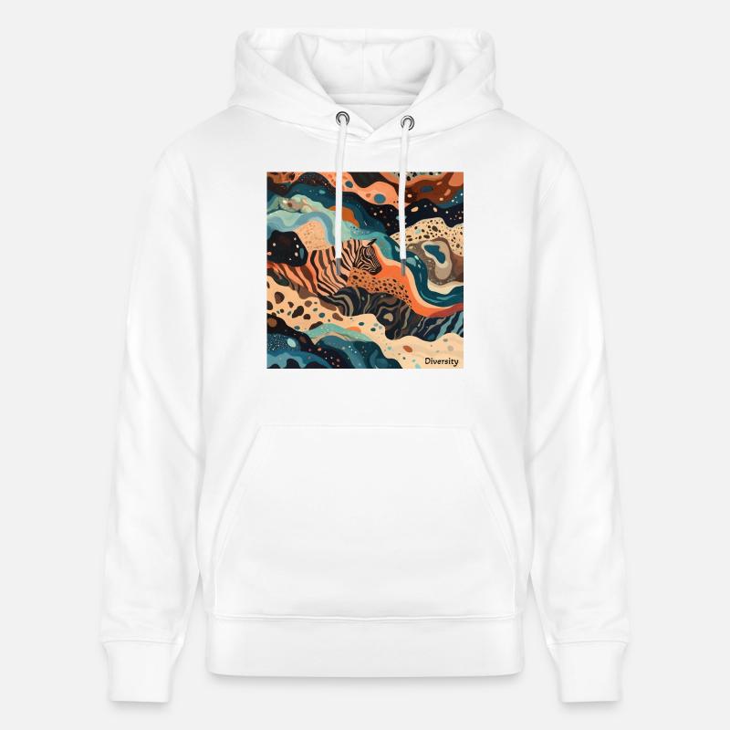 Diversité - Sweat à capuche bio CRUISER Stanley/Stella Unisexe - blanc