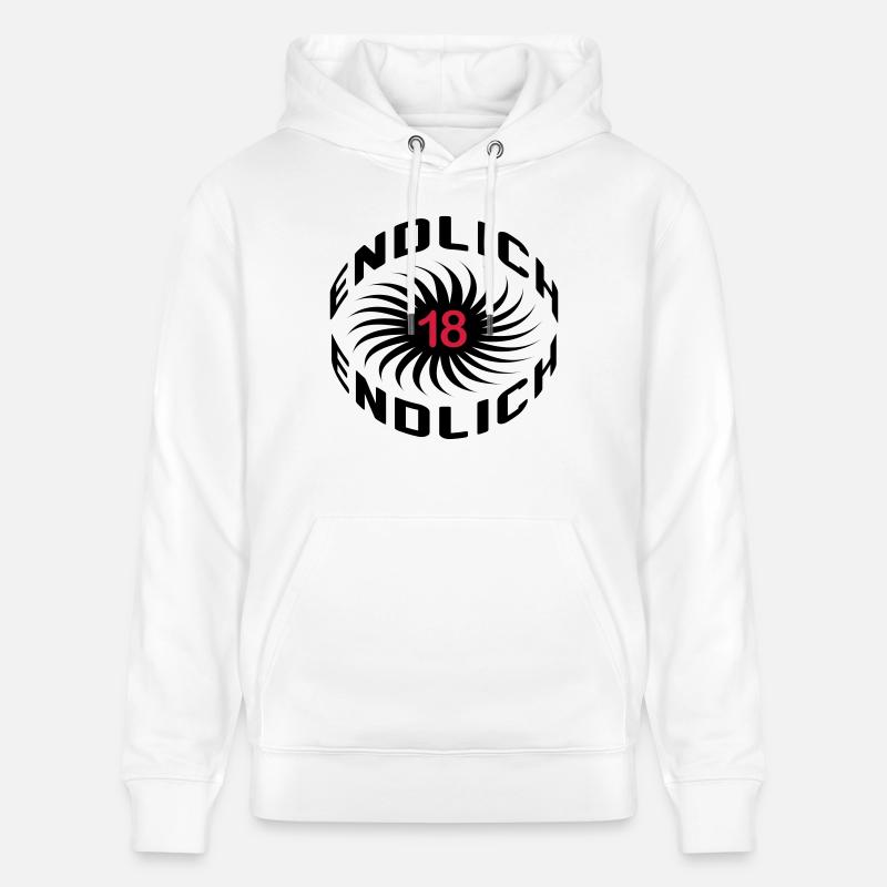 endlich18 - Sweat à capuche bio CRUISER Stanley/Stella Unisexe - blanc