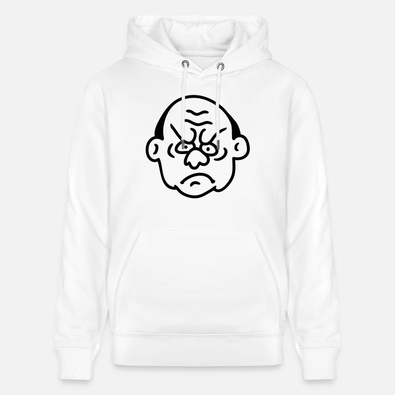 Chef - insatisfait - Line - Sweat à capuche bio CRUISER Stanley/Stella Unisexe - blanc