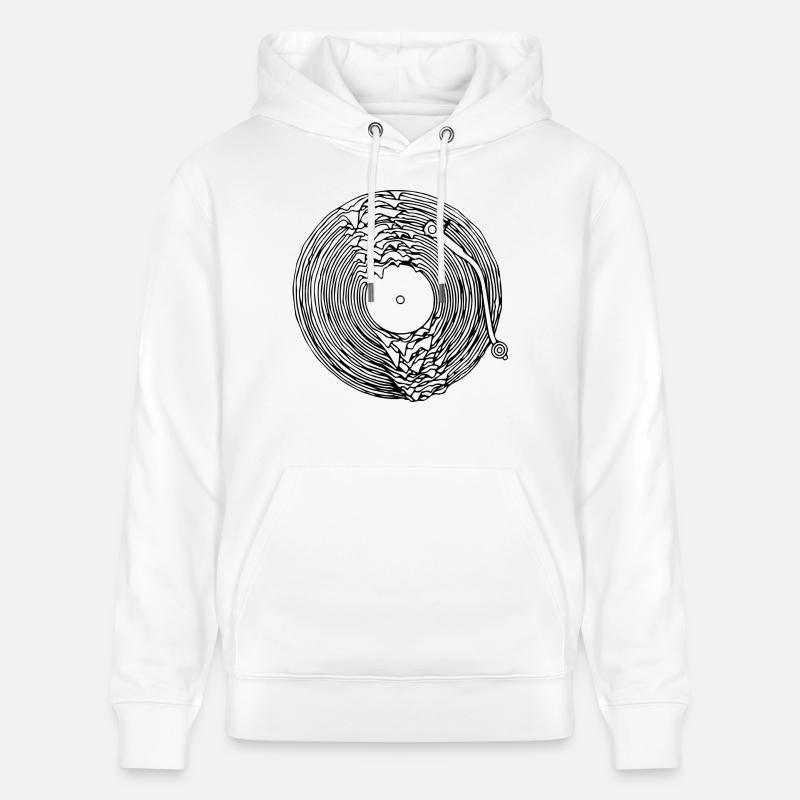 turntable dissous - Sweat à capuche bio CRUISER Stanley/Stella Unisexe - blanc