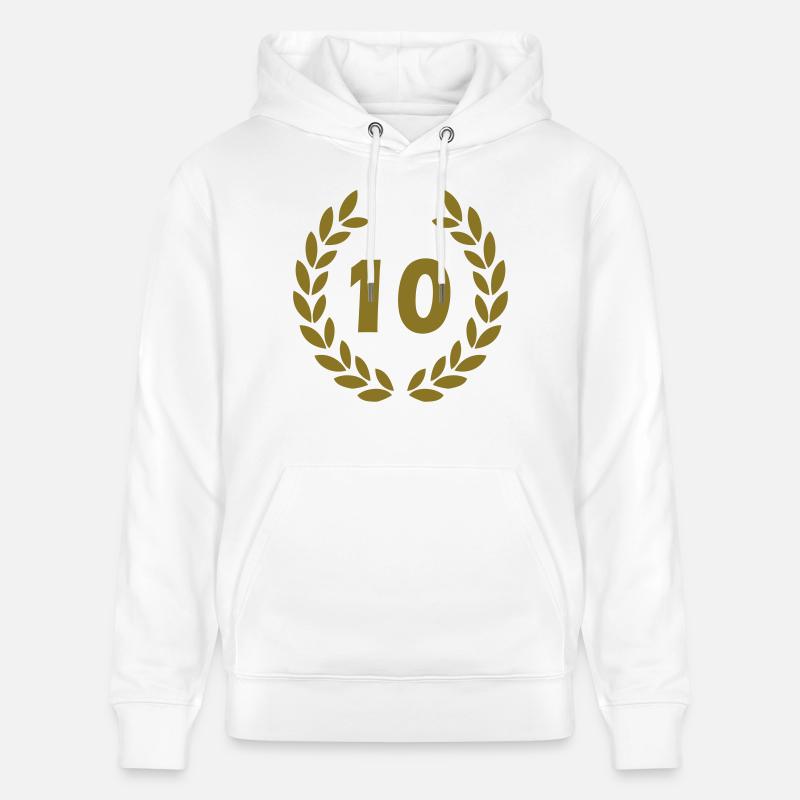 10 - Sweat à capuche bio CRUISER Stanley/Stella Unisexe - blanc