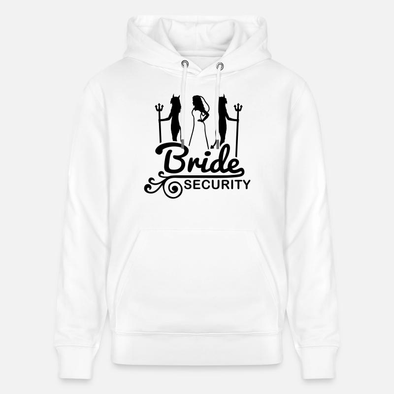 bride_security_f1 - Sweat à capuche bio CRUISER Stanley/Stella Unisexe - blanc