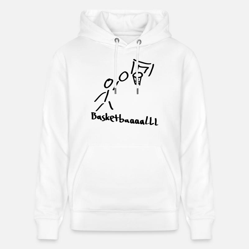 basketball - Sweat à capuche bio CRUISER Stanley/Stella Unisexe - blanc