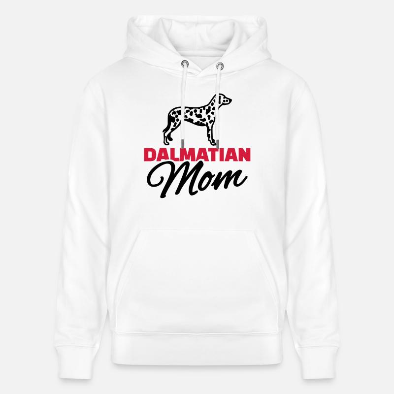 Dalmatian Mom - Sweat à capuche bio CRUISER Stanley/Stella Unisexe - blanc