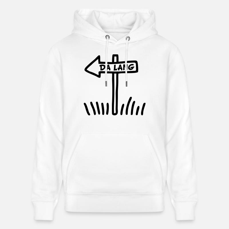 Da lang - Stanley/Stella Unisex Bio-Hoodie CRUISER  - Weiß