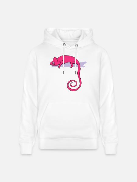 chameleon b - Stanley/Stella CRUISER Unisex Organic Hoodie - white