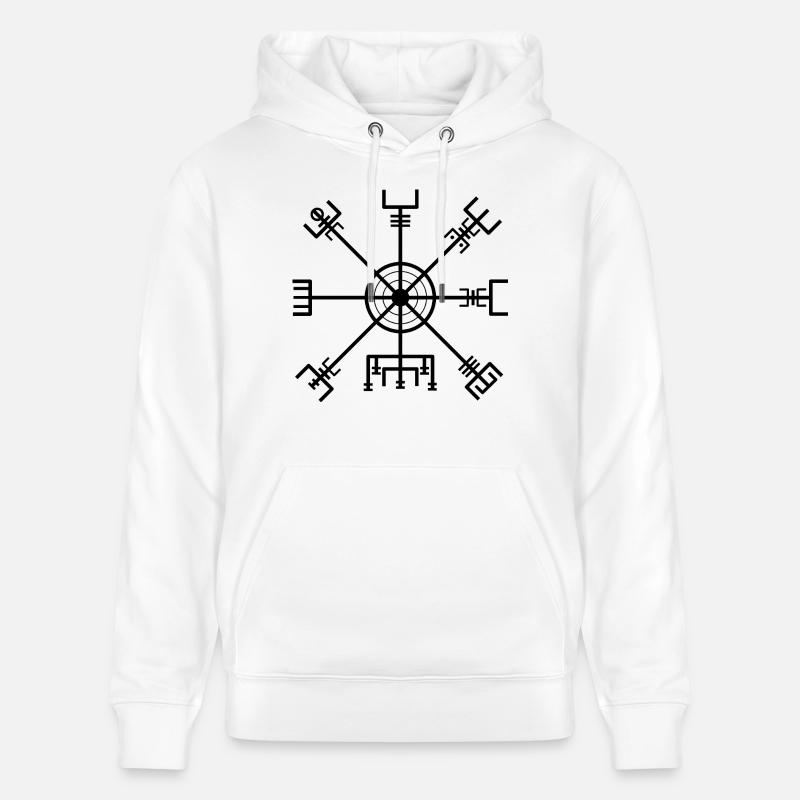 Vegvisir - Sweat à capuche bio CRUISER Stanley/Stella Unisexe - blanc