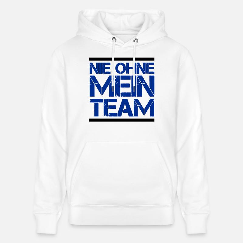 Mon équipe - Sweat à capuche bio CRUISER Stanley/Stella Unisexe - blanc