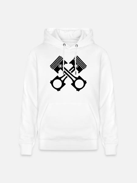 Kolben - Stanley/Stella Unisex Bio-Hoodie CRUISER - Weiß