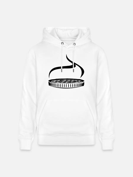 tarte - Sweat à capuche bio CRUISER Stanley/Stella Unisexe - blanc
