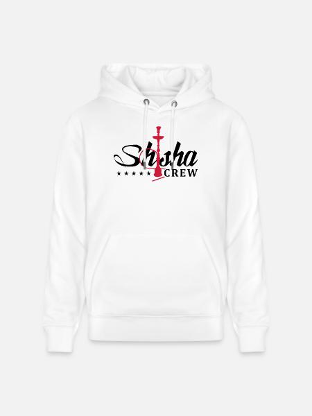 shisha crew - Stanley/Stella CRUISER Unisex Organic Hoodie - white