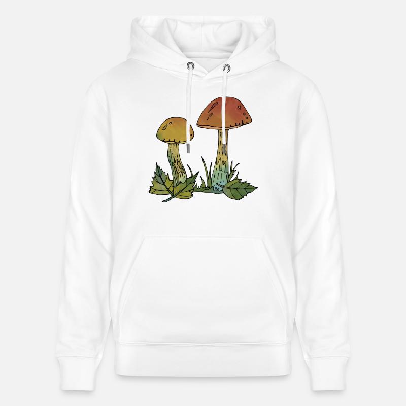 Mycètes - Sweat à capuche bio CRUISER Stanley/Stella Unisexe - blanc