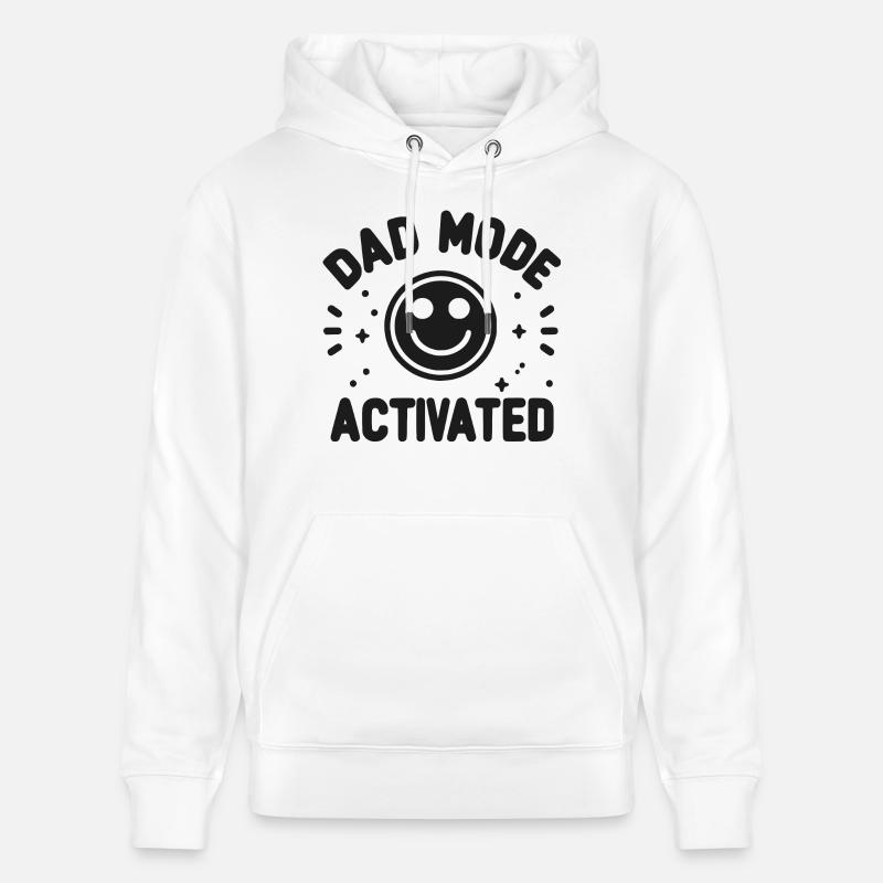 Mode papa activé - Sweat à capuche bio CRUISER Stanley/Stella Unisexe - blanc