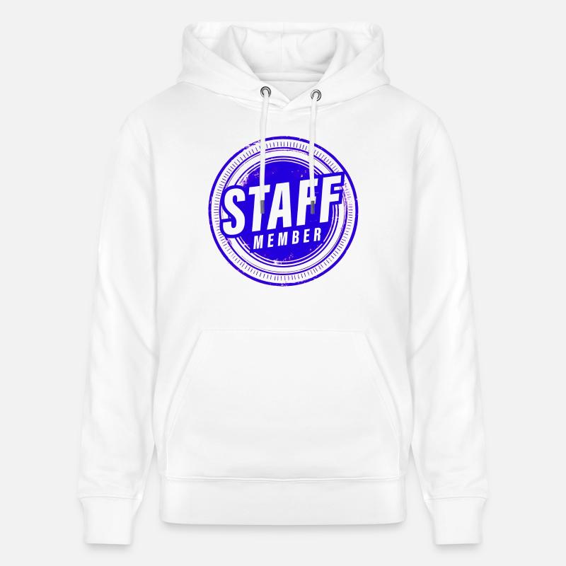 Membre du personnel - Sweat à capuche bio CRUISER Stanley/Stella Unisexe - blanc