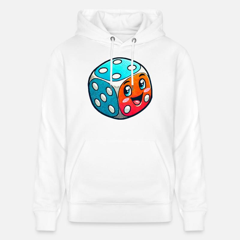 Bande dessinée Cube - Sweat à capuche bio CRUISER Stanley/Stella Unisexe - blanc