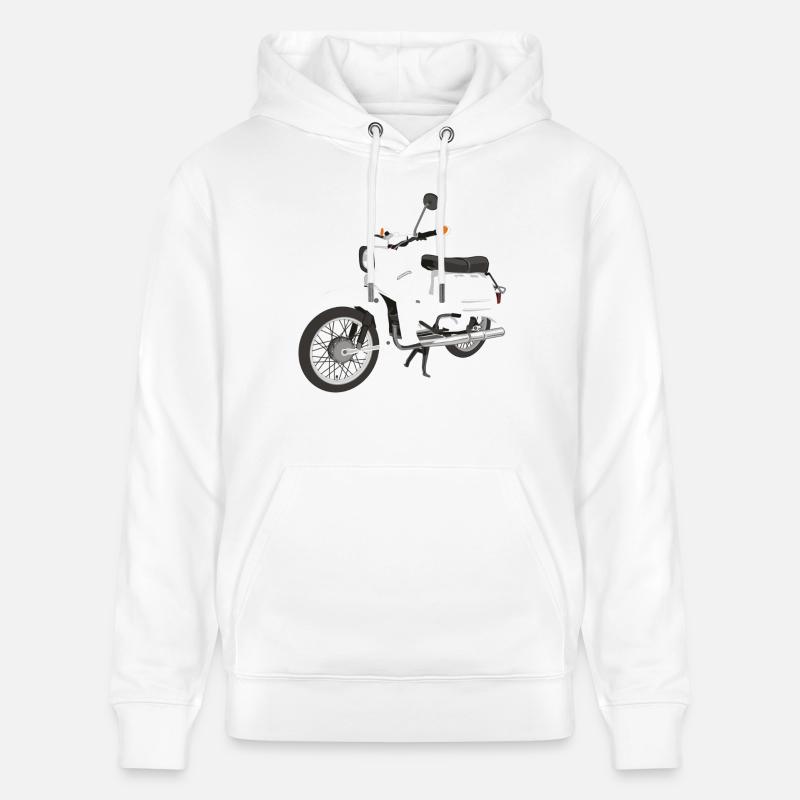 Simson Schwalbe - Sweat à capuche bio CRUISER Stanley/Stella Unisexe - blanc
