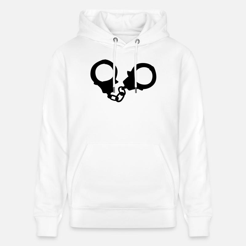 handcuffs1 - Sweat à capuche bio CRUISER Stanley/Stella Unisexe - blanc