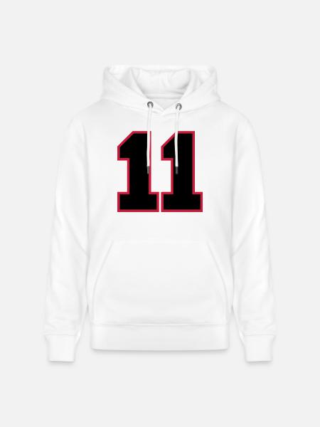 number11 - Stanley/Stella Unisex Bio-Hoodie CRUISER  - Weiß
