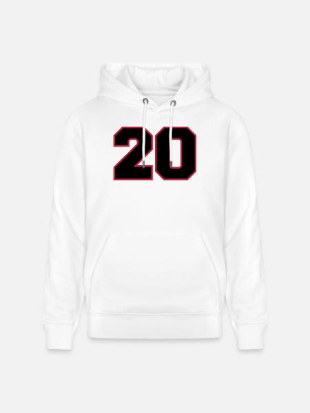 number20 - Stanley/Stella Unisex Bio-Hoodie CRUISER - Weiß