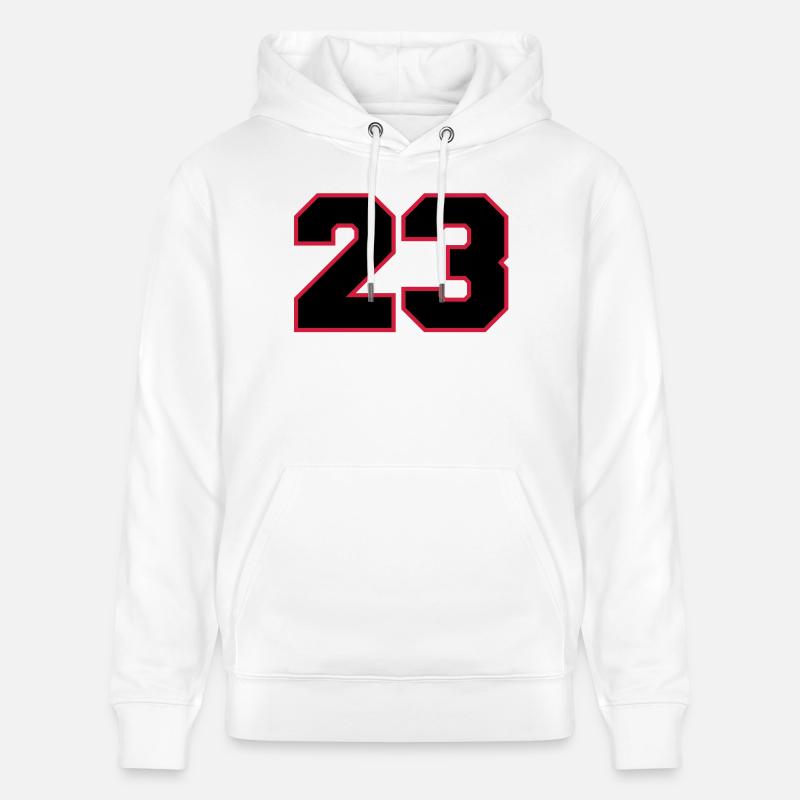 number23 - Stanley/Stella Unisex Bio-Hoodie CRUISER  - Weiß