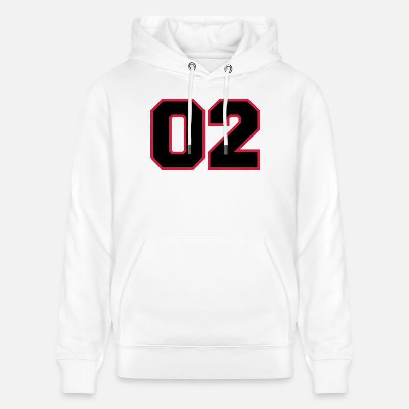 number02 - Sweat à capuche bio CRUISER Stanley/Stella Unisexe - blanc