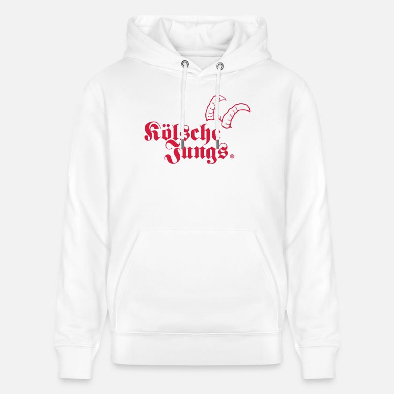 Cologne Boys Horns - Villes - Sweat à capuche bio CRUISER Stanley/Stella Unisexe - blanc