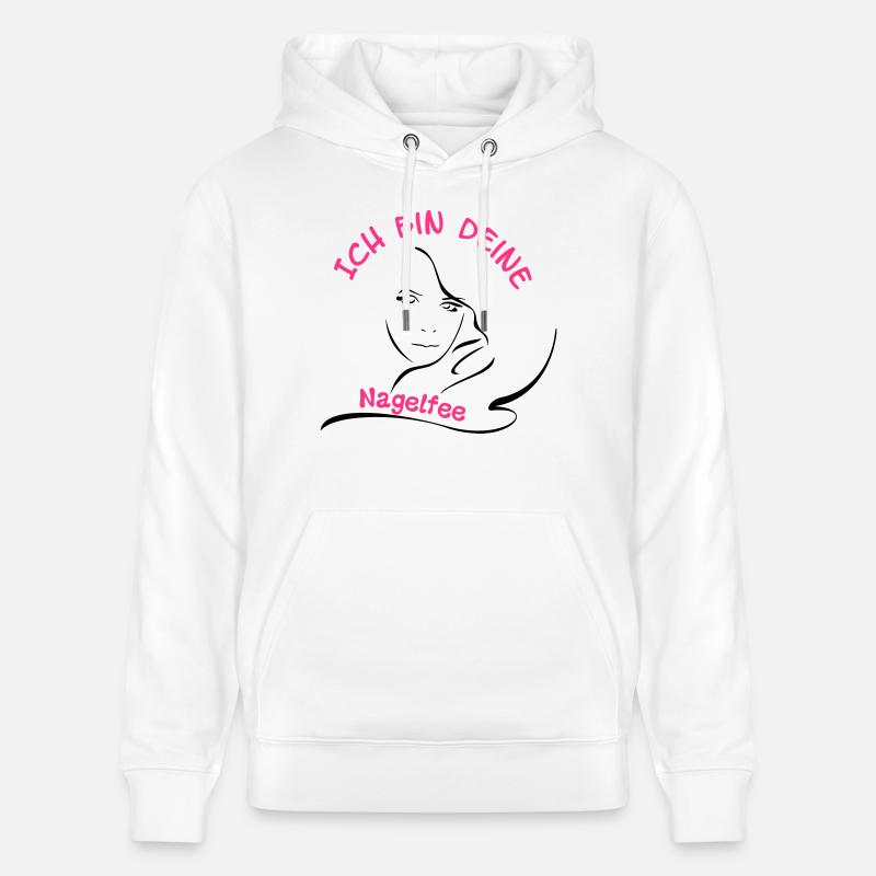 Ich bin deine Nagelfee - Stanley/Stella Unisex Bio-Hoodie CRUISER  - Weiß
