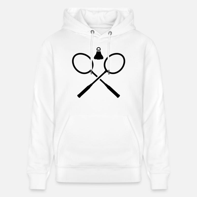 Badminton - Sweat à capuche bio CRUISER Stanley/Stella Unisexe - blanc