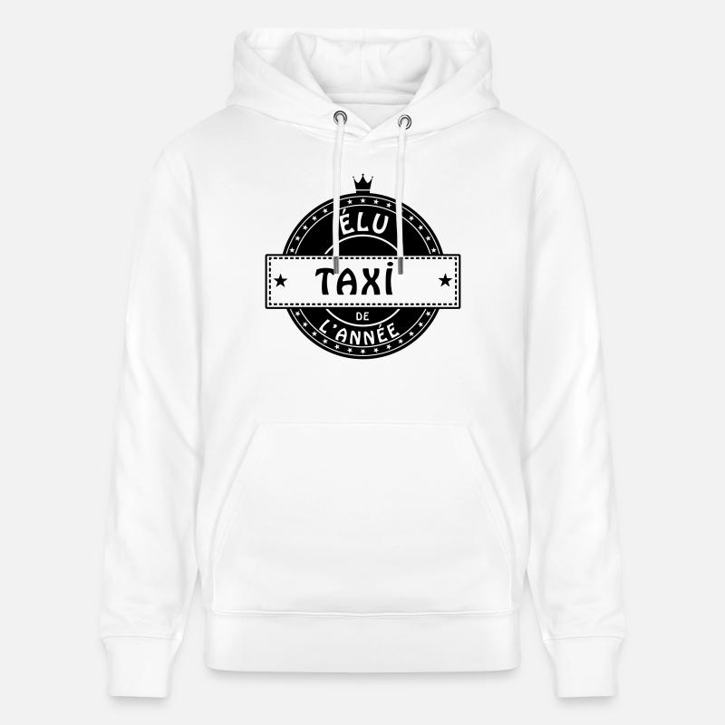 elu taxi de l'année - Sweat à capuche bio CRUISER Stanley/Stella Unisexe - blanc