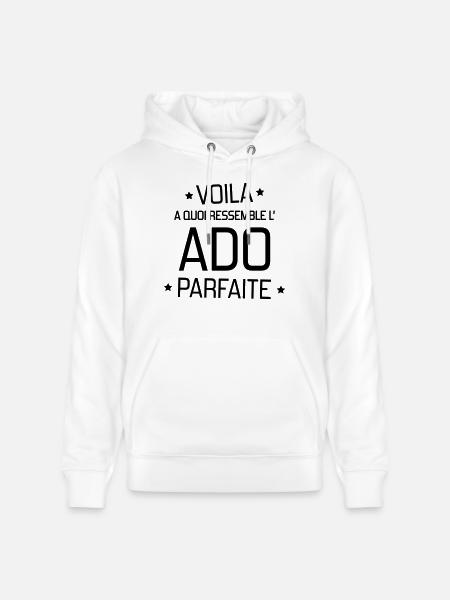 adolescent / enfant / ado / adolescente - Sweat à capuche bio CRUISER Stanley/Stella Unisexe - blanc