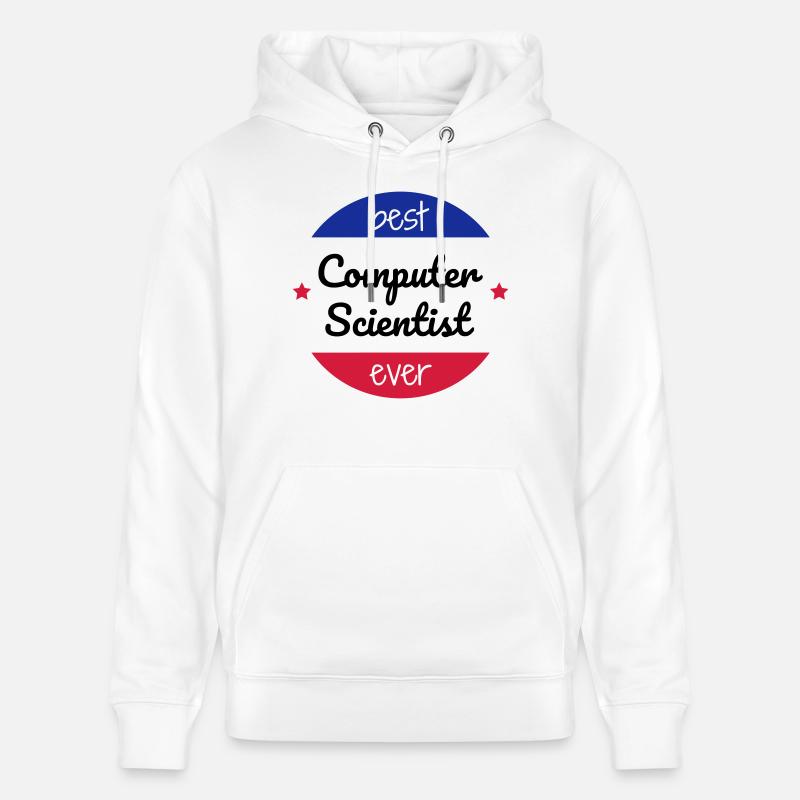 Computer / Informatiker / Aussenseiter / Ingenieur - Stanley/Stella Unisex Bio-Hoodie CRUISER  - Weiß