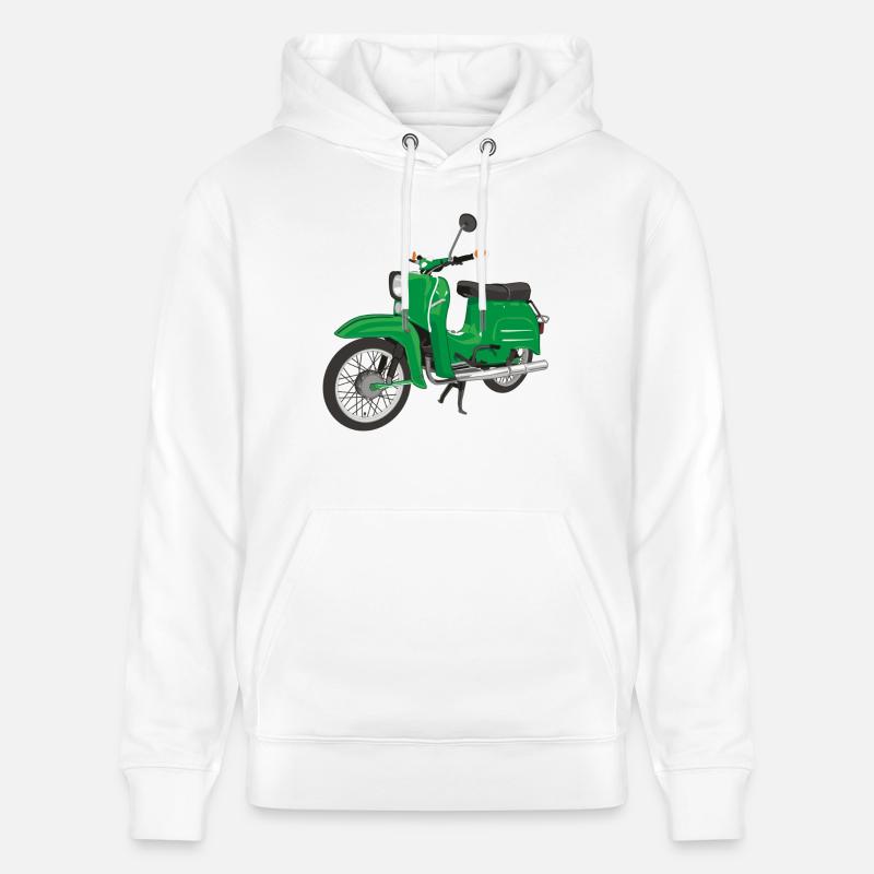 Simson Schwalbe - Sweat à capuche bio CRUISER Stanley/Stella Unisexe - blanc