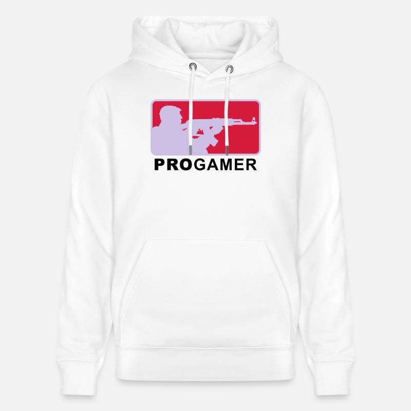 progamer_2011_4_3c - Sweat à capuche bio CRUISER Stanley/Stella Unisexe - blanc