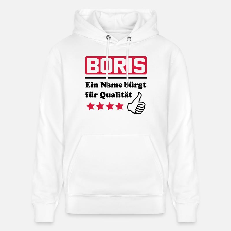 boris - Stanley/Stella Unisex Bio-Hoodie CRUISER - Weiß