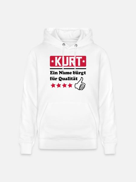 kurt - Sweat à capuche bio CRUISER Stanley/Stella Unisexe - blanc