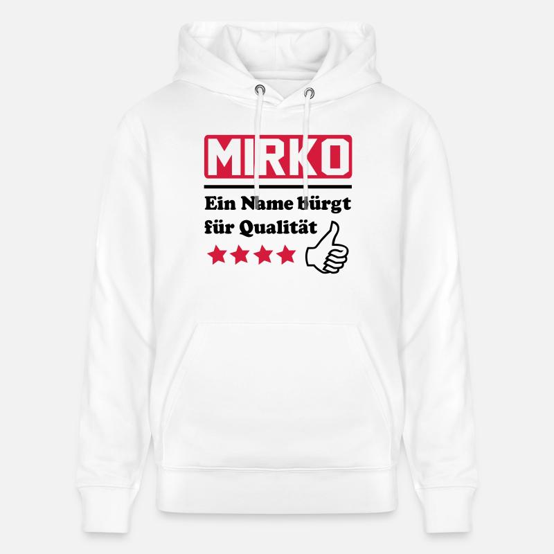 mirko - Stanley/Stella Unisex Bio-Hoodie CRUISER  - Weiß