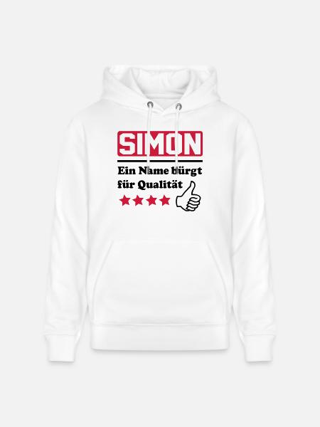 simon - Stanley/Stella Unisex Bio-Hoodie CRUISER - Weiß