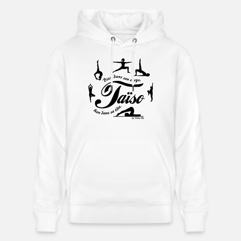 Taïso - Sweat à capuche bio CRUISER Stanley/Stella Unisexe - blanc