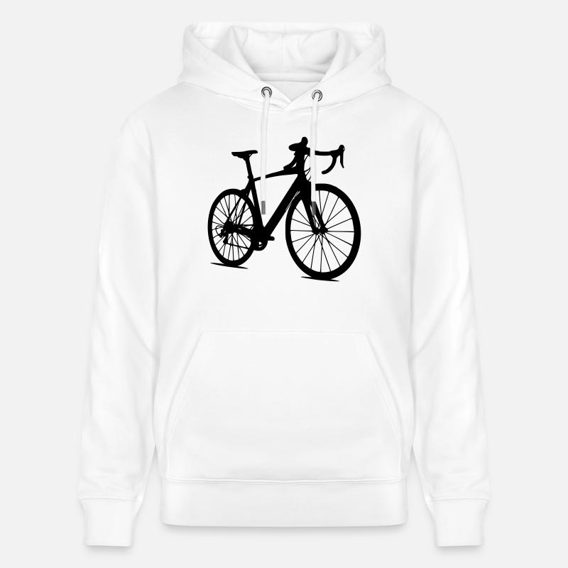 vélo de course - Sweat à capuche bio CRUISER Stanley/Stella Unisexe - blanc