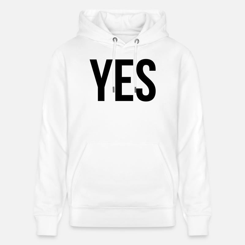 yes - Sweat à capuche bio CRUISER Stanley/Stella Unisexe - blanc